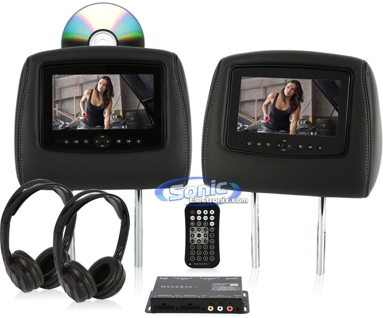 Carshow CS9000-DM Factory Matchced Single DVD Headrest Monitors-REFURBISHED Image 21
