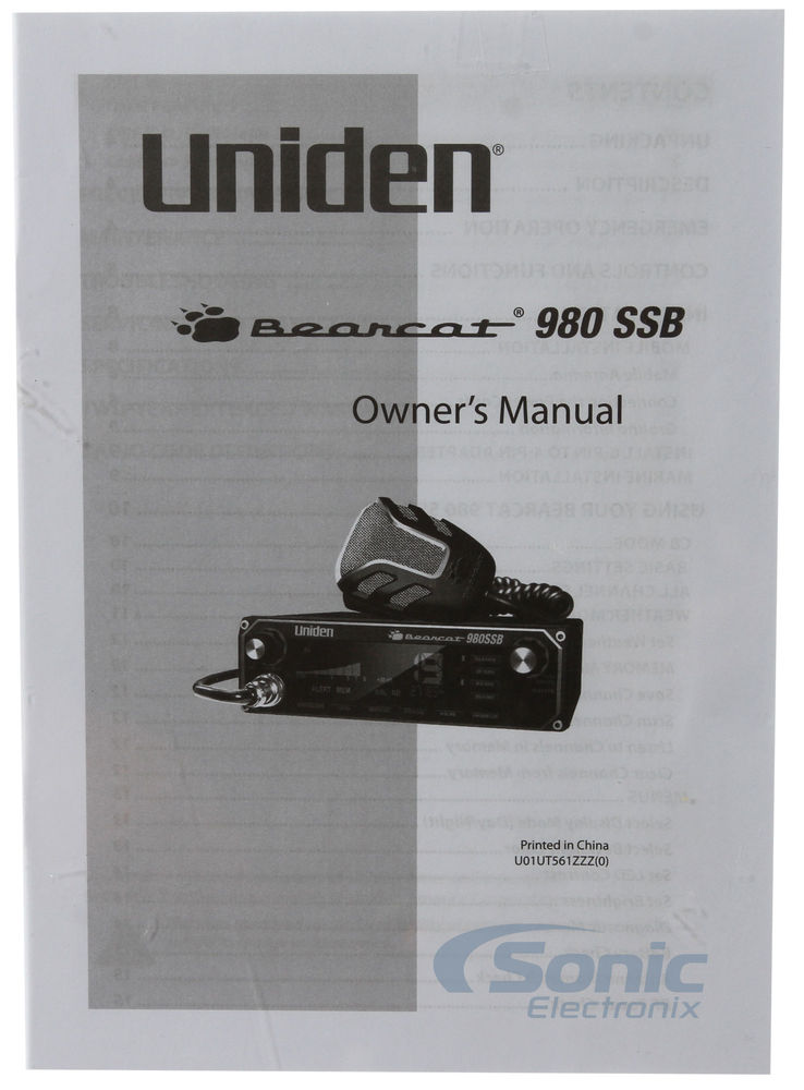 Uniden BEARCAT 980SSB Image 8