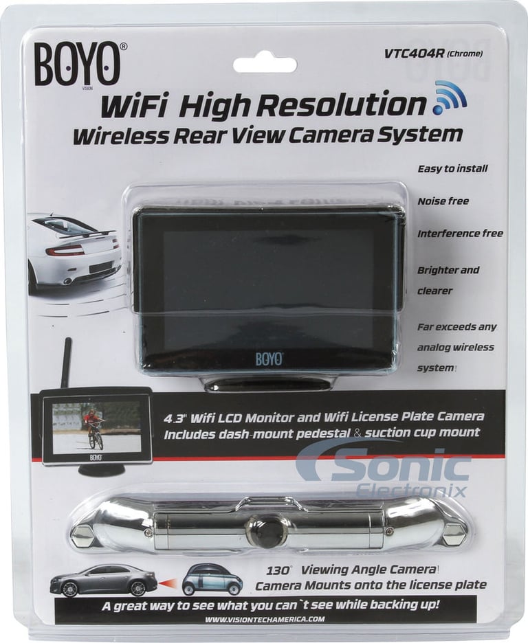 BOYO Vision VTC404R Rear View Camera Kit - Open Box, Acceptable Condition Used Image 11