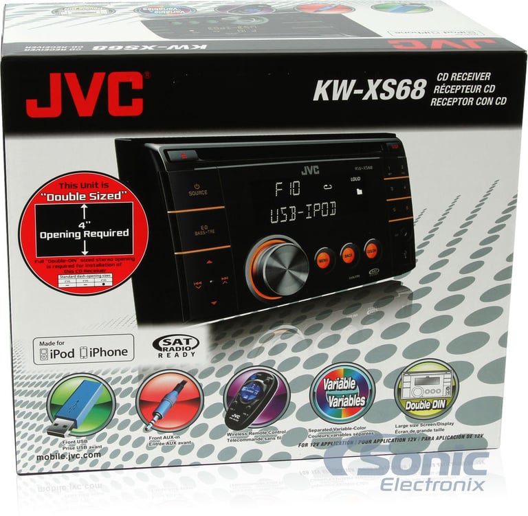 JVC KW-XS68 (Factory Refurbished) Image 6
