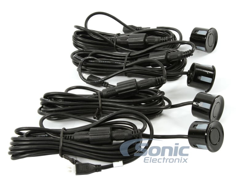 Parking Assist System w/ 4 Black Rear Parking Sensors (Open Box, Great) Image 3