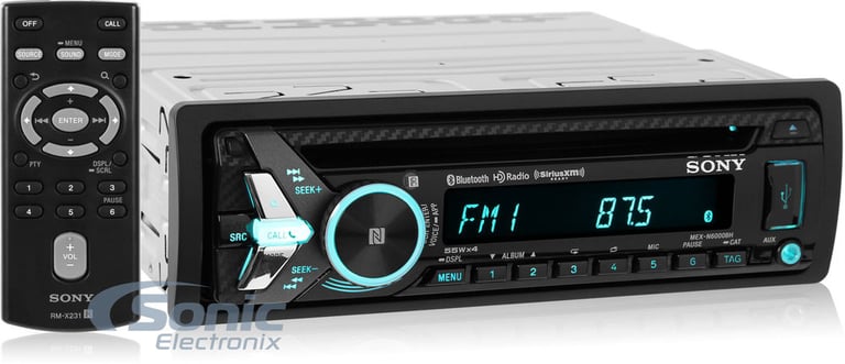 Sony MEX-N6000BH Bluetooth Car Stereo with Built-in HD Radio + SiriusXM Ready Image 1