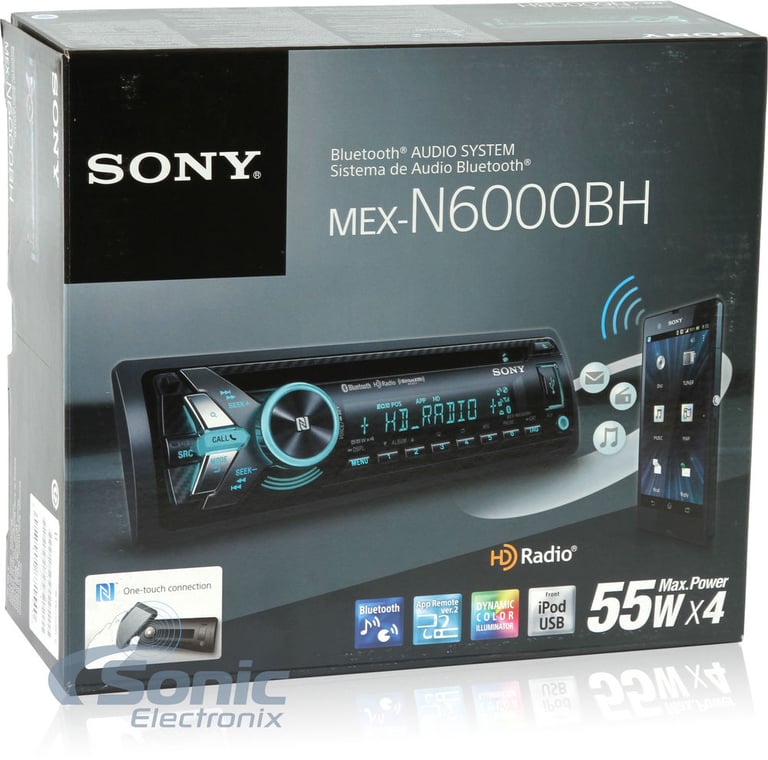 Sony MEX-N6000BH Bluetooth Car Stereo with Built-in HD Radio + SiriusXM Ready Image 8