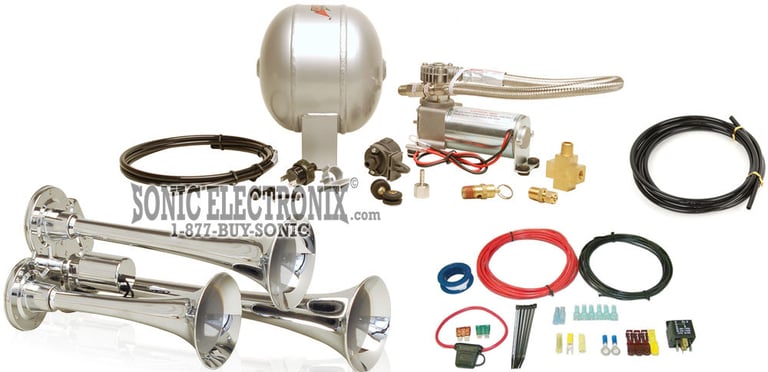 Kleinn Model 130PKG - 130 Air Horn Complete Install Package Image 1