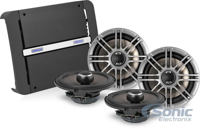 Polk Audio Package: Pair of db651 Speakers + PA200.4 Amp Image 1