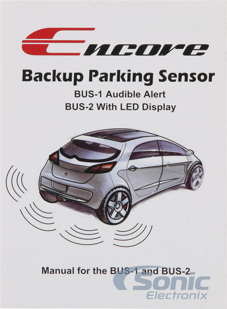 Encore BUS-1 Universal (Paintable) Backup Parking Sensor Kit Image 8