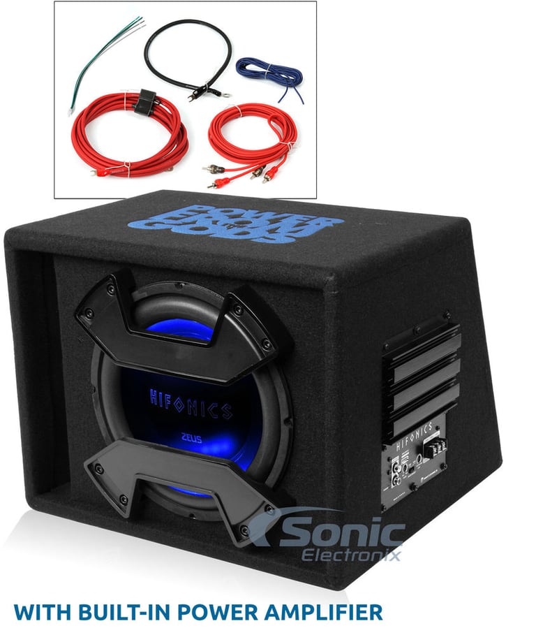 Hifonics HF-110A Powered 10" Sub Box OPEN BOX COMPLETE Image 1