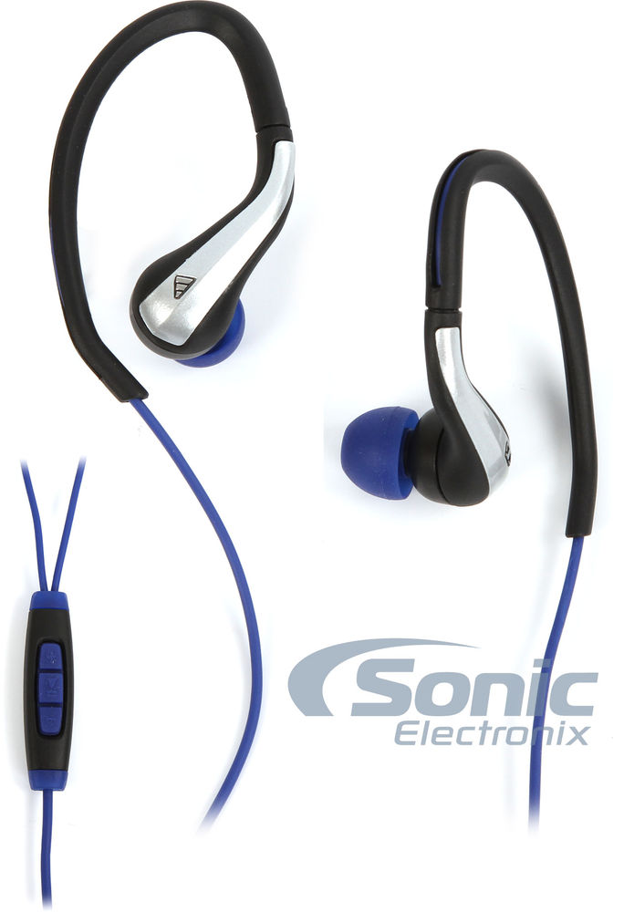 Sennheiser OCX 685i (OCX685i) Adidas Sports Earbuds Ear-Clip Headphones - Black Open Box Image 1