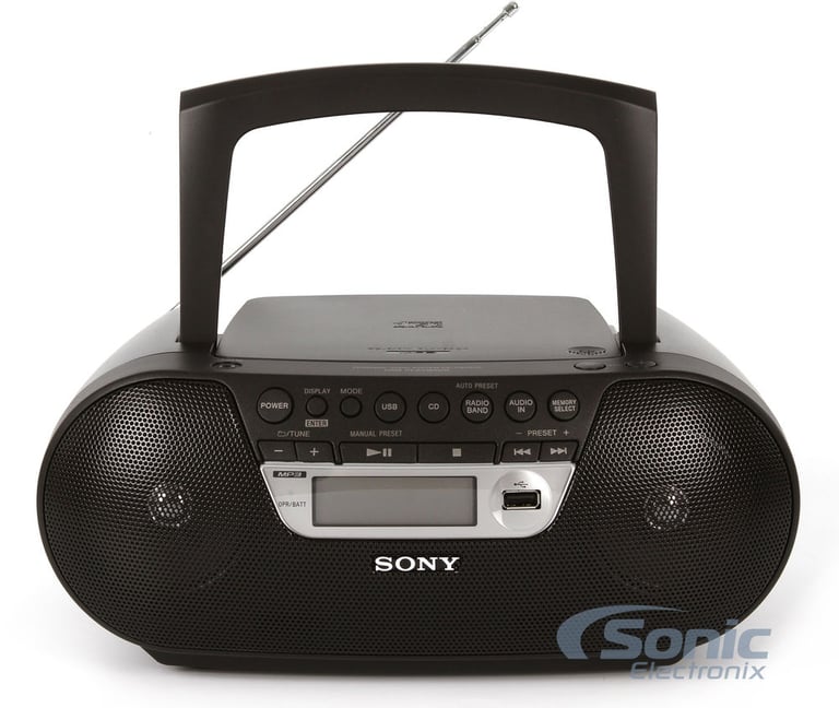 Sony ZS-PS30CP (ZSPS30CP) Portable AM/FM Radio CD Player Boombox Open Box Image 1