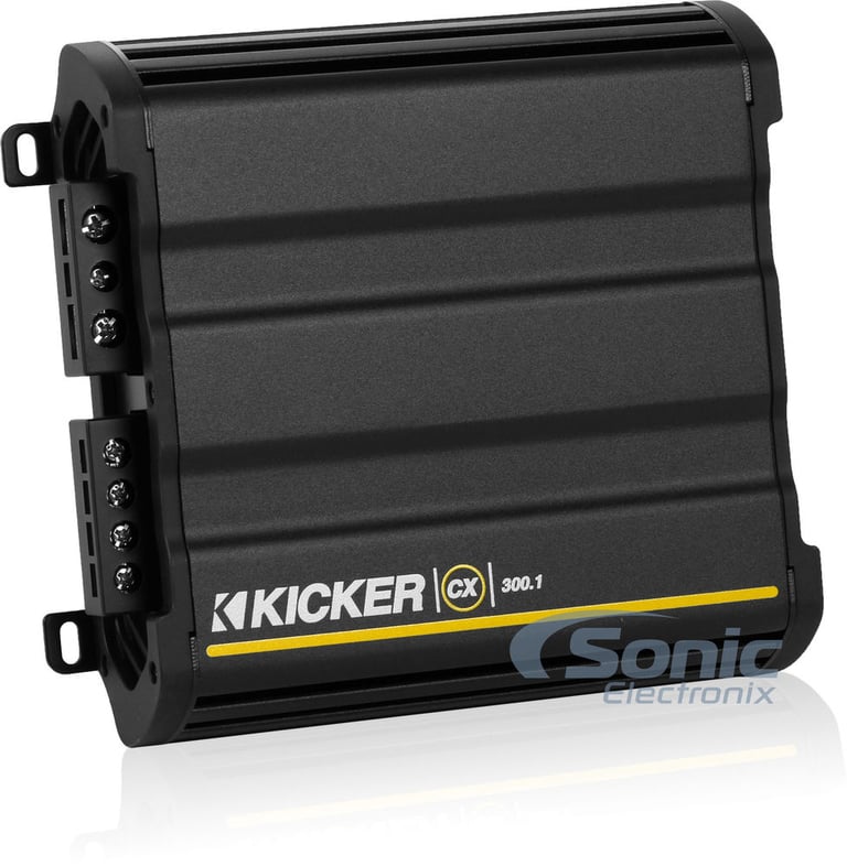600W Bass Package: Kicker Amp + 12" Audiopipe Sub Image 2