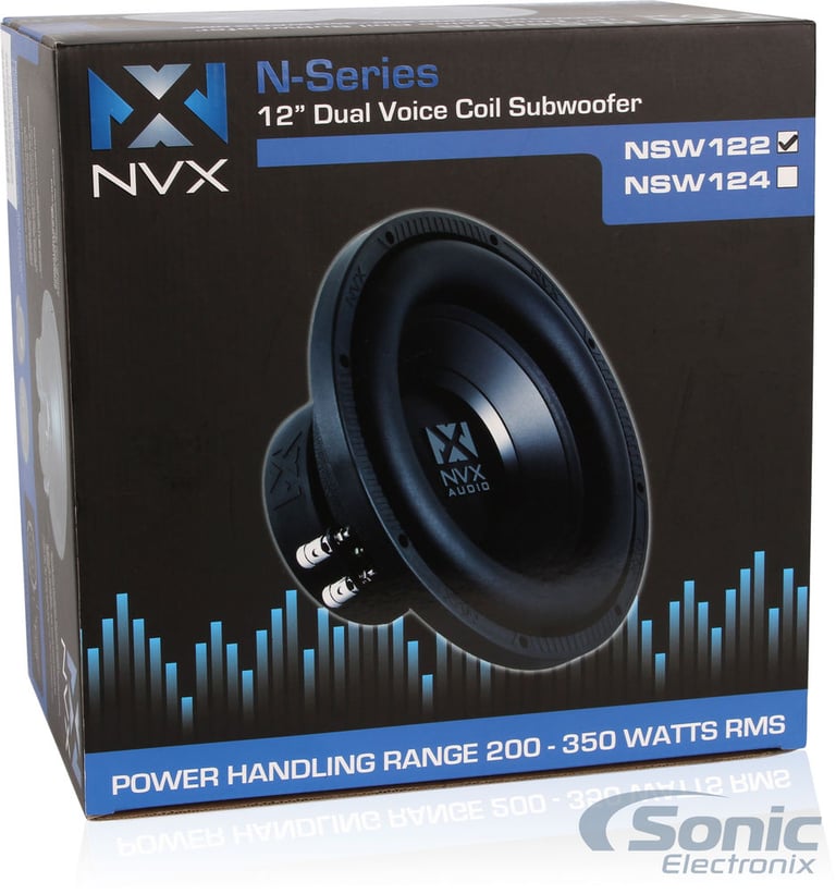 Pair of NVX NSW122 Subwoofers (Each Purchase = 2 Subs) Image 9