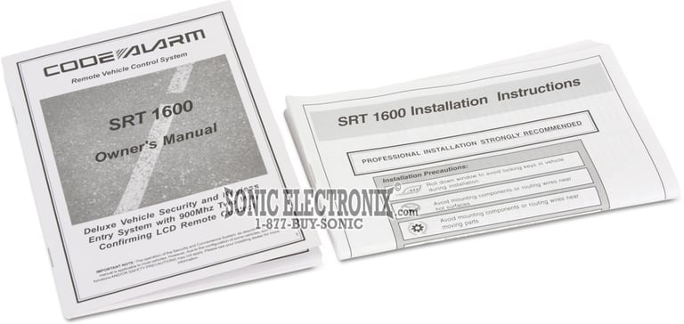 Code Alarm SRT1600 Image 6