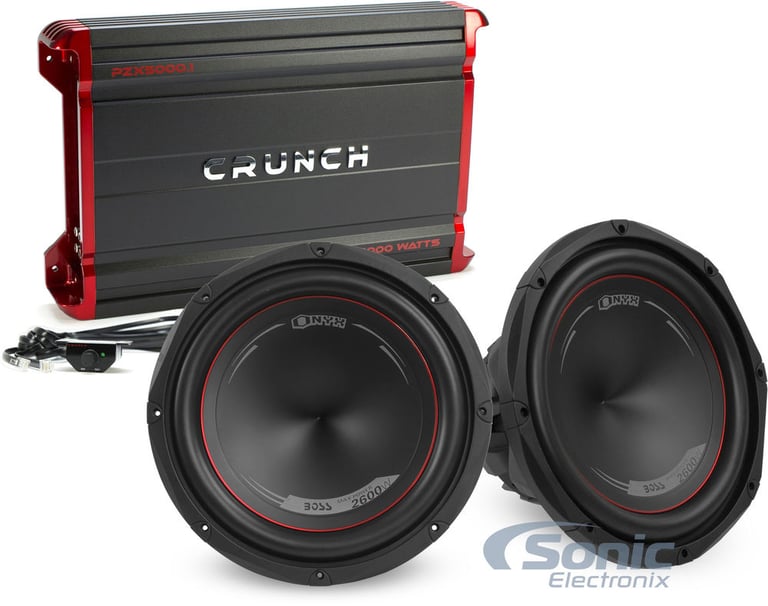 2600 Watt Boss + Crunch Bass Package Image 1