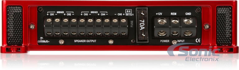 Total Vehicle Audio Package: 5 Channel Amp w/ Front & Rear Speakes + Sub Image 25