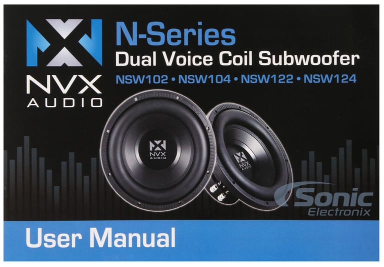 Complete Hifonics + NVX Bass Package with Amp, Subs, Box & Wire Image 9