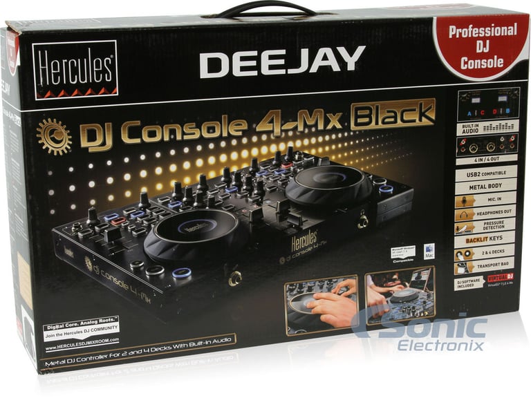 Hercules DJ Console 4-Mx - Black Image 8
