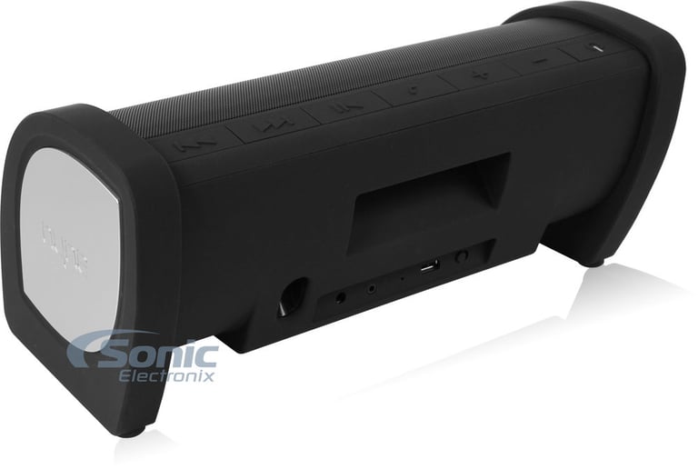 NYNE Audio Bass Portable/Home Wireless Bluetooth Speaker (Black/Silver) Image 2