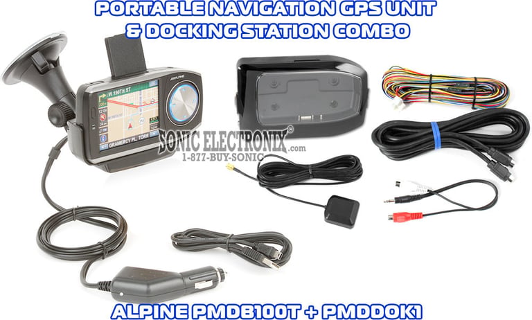 Alpine PMD-B100T Blackbird with PMD-DOK1 Docking Station Image 1