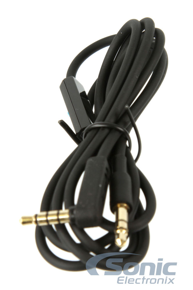 SMS Audio 3.5mm Audio Cord with Mic - Black Image 1