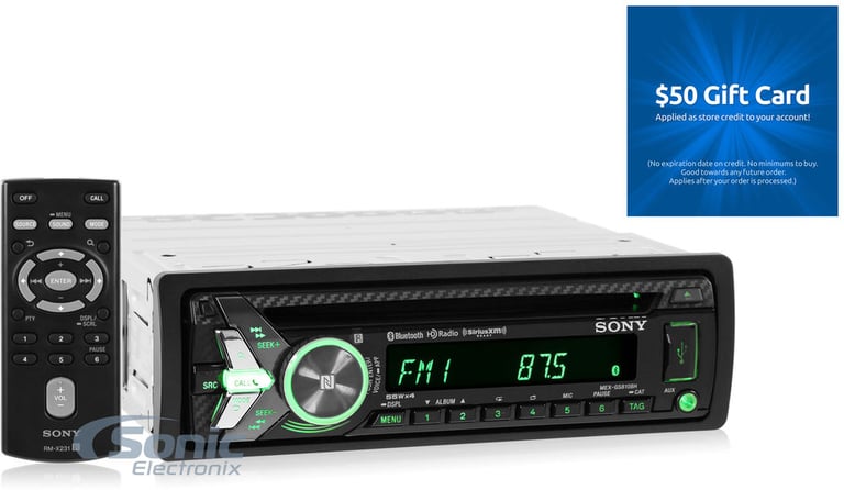 Sony MEX-GS810BH + Free $50 Sonic Electronix Gift Card Image 1