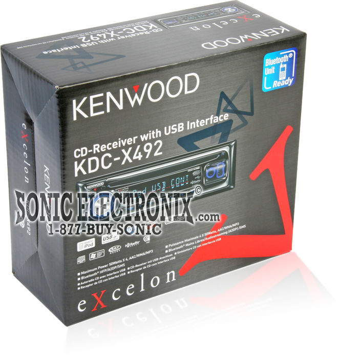 Kenwood eXcelon KDC-X492 + Kenwood KCA-BT100 Image 7