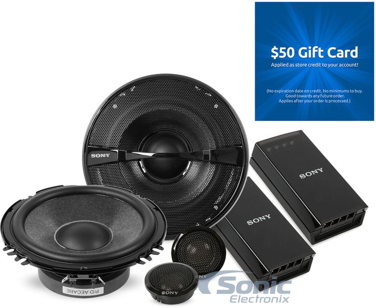 Sony XS-GS1621C + $50 Sonic Electronix Gift Card Image 1