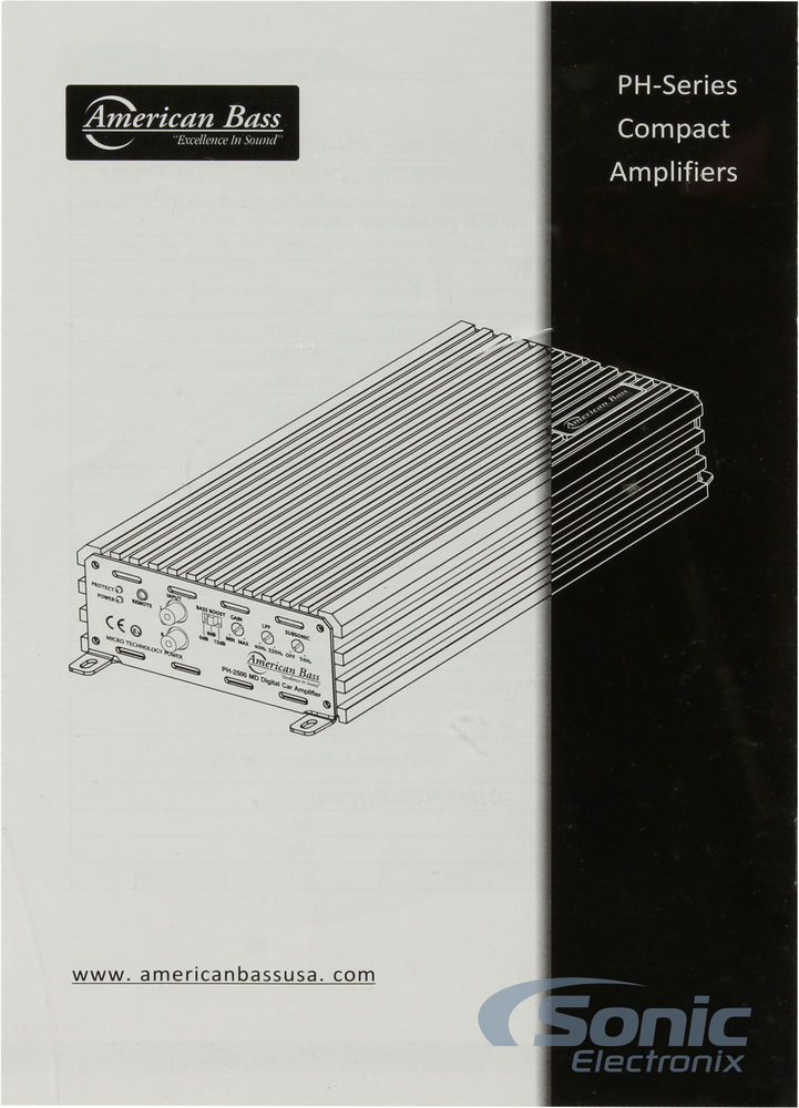 American Bass PH1600MD Image 23