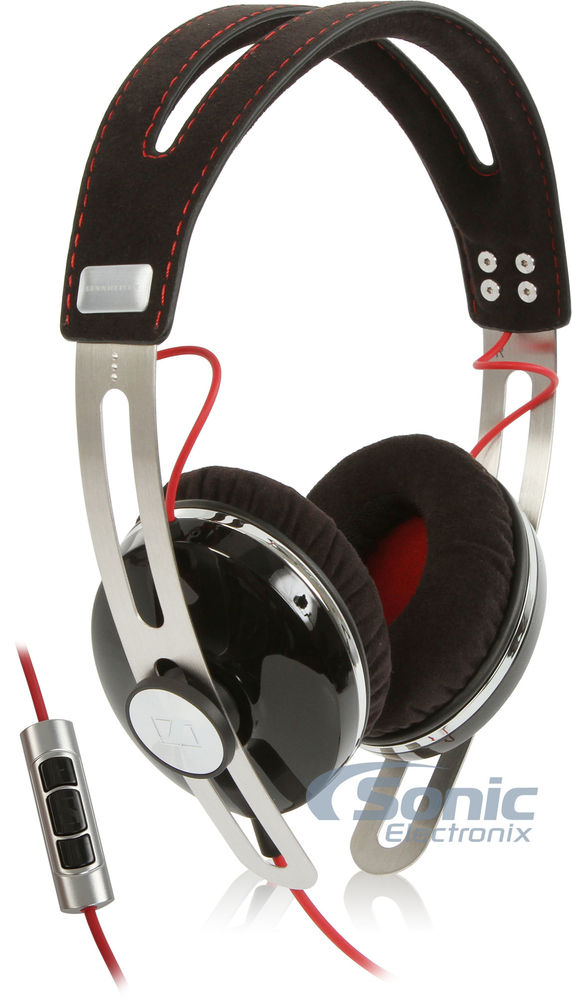 Sennheiser Momentum On-Ear Black Headphones + Slappa Case Bundle Image 2