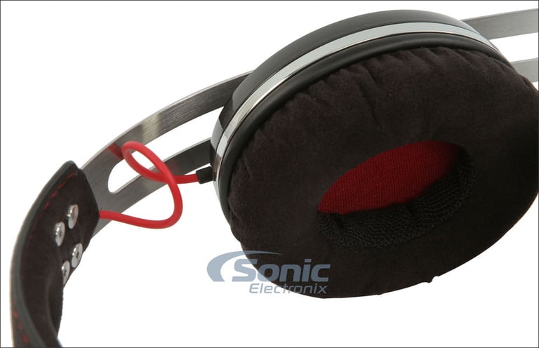 Sennheiser Momentum On-Ear Black Headphones + Slappa Case Bundle Image 8