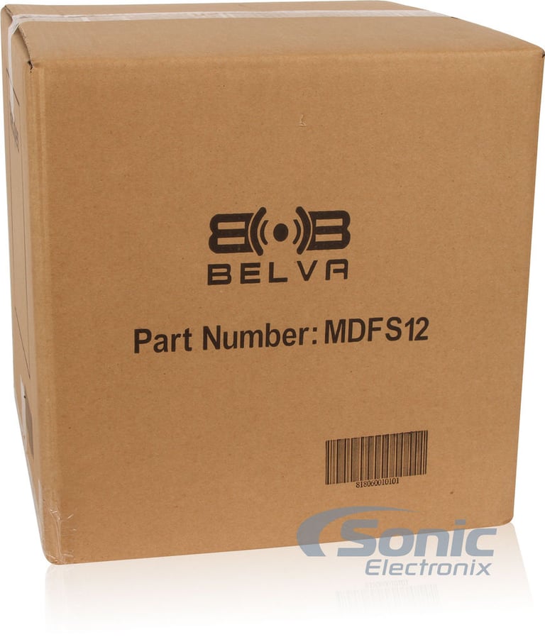 NVX NSW124v2 + Sealed MDFS12 12" Enclosure Image 12