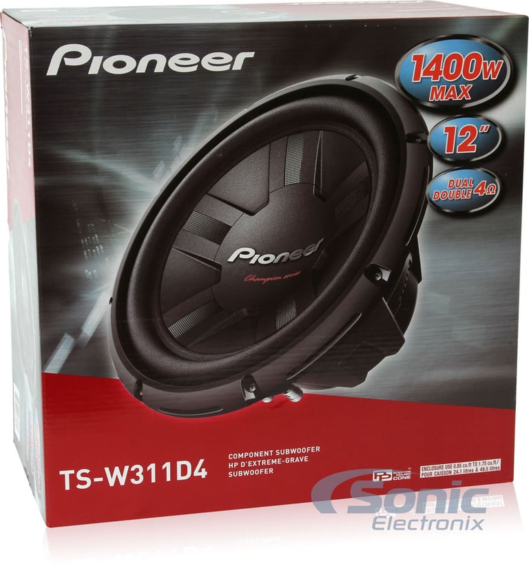 Pioneer TS-W311D4 Image 5