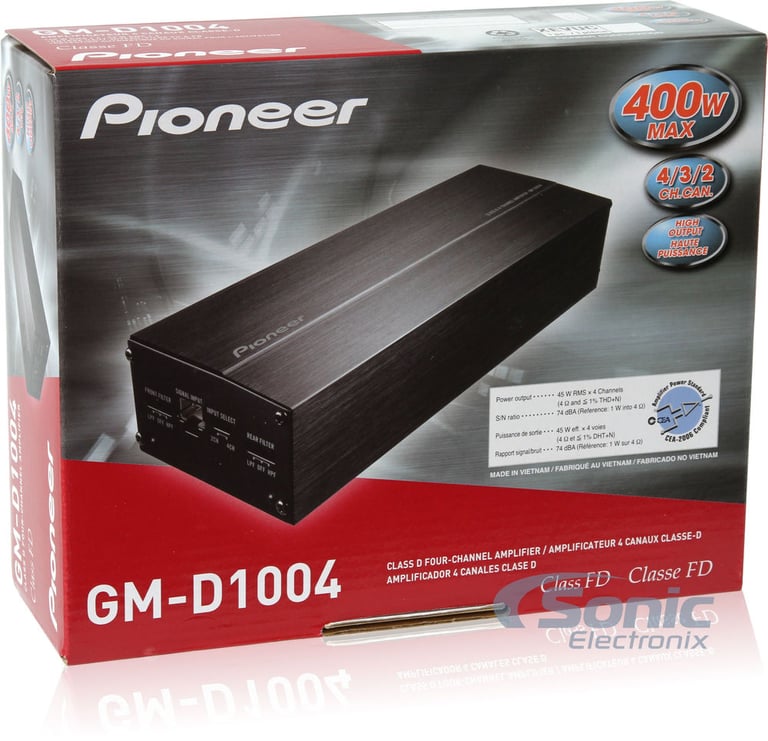 Pioneer GM-D1004 OPEN BOX INCOMPLETE Image 9