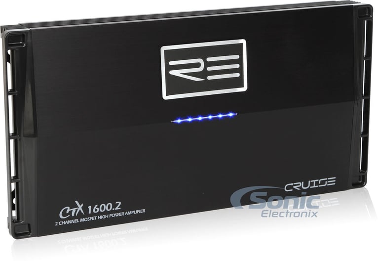 RE Audio CTX-1600.2 Amplifier with Two 12" NVX NSW124v2 Subwoofers Image 9