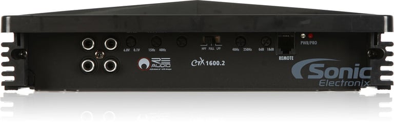 RE Audio CTX-1600.2 Amplifier with Two 12" NVX NSW124v2 Subwoofers Image 10