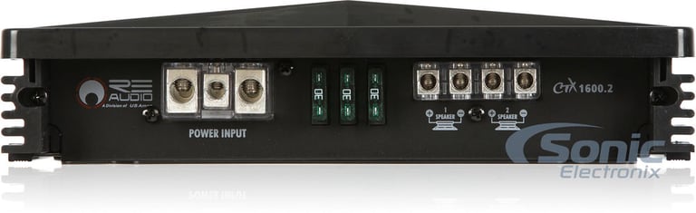 RE Audio CTX-1600.2 Amplifier with Two 12" NVX NSW124v2 Subwoofers Image 11