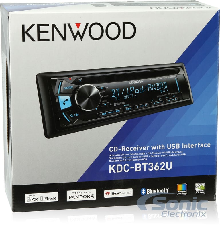 Kenwood KDC-BT362U - Open Box, Good Condition (Used) Image 9