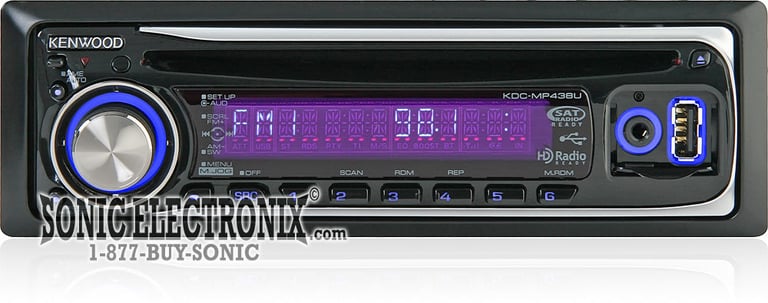 Kenwood KDC-MP438U + Kenwood KCA-BT100 Image 3