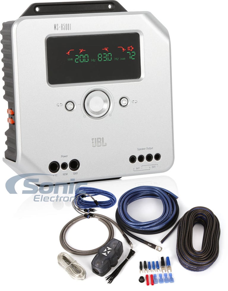 JBL MS-A5001 + 50% off 100% Copper 8 Gauge Amp Kit Image 1