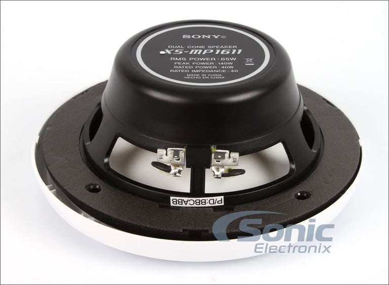 Sony 6.5" 1998-2013 Harley Davidson Speaker & Adapter Plate Combo Image 5