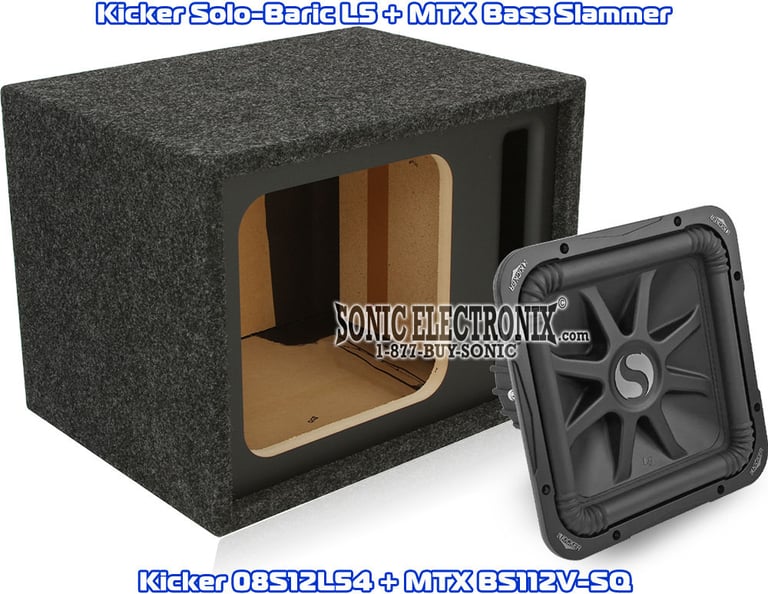 Kicker Solo-Baric L5 08S12L54 + Bonus Box: Bass Slammer BS112V-SQ Image 1