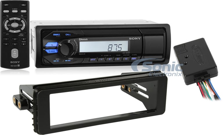 Sony 1998-2013 Harley Davidson Bluetooth Stereo & Installation Combo Image 1