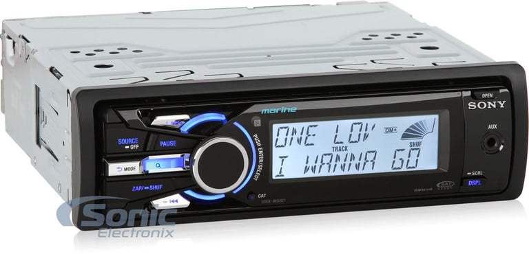 Sony 1998-2013 Harley Davidson Marine Stereo & Installation Combo Image 2