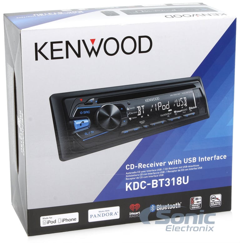 Kenwood 1998-2013 Harley Davidson Bluetooth Stereo & Installation Combo Image 10
