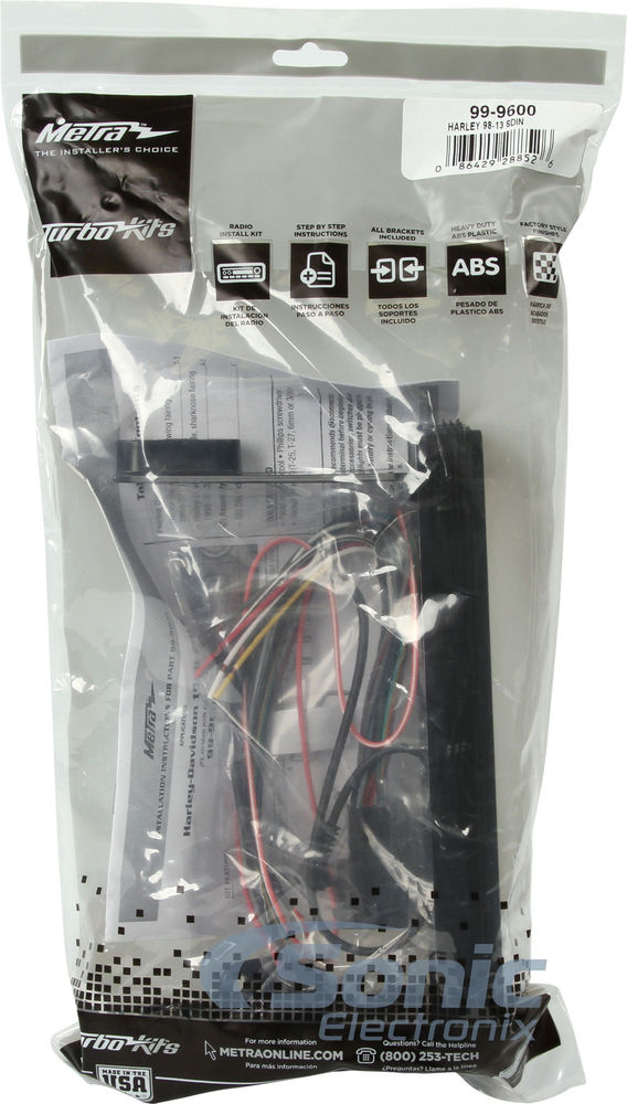 Kenwood 1998-2013 Harley Davidson Bluetooth Stereo & Installation Combo Image 15