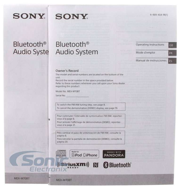 Sony 1998-2013 Harley Davidson Bluetooth Stereo & Installation Combo Image 9