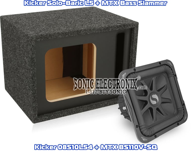 Kicker Solo-Baric L5 08S10L54 + Bonus Box: Bass Slammer BS110V-SQ Image 1