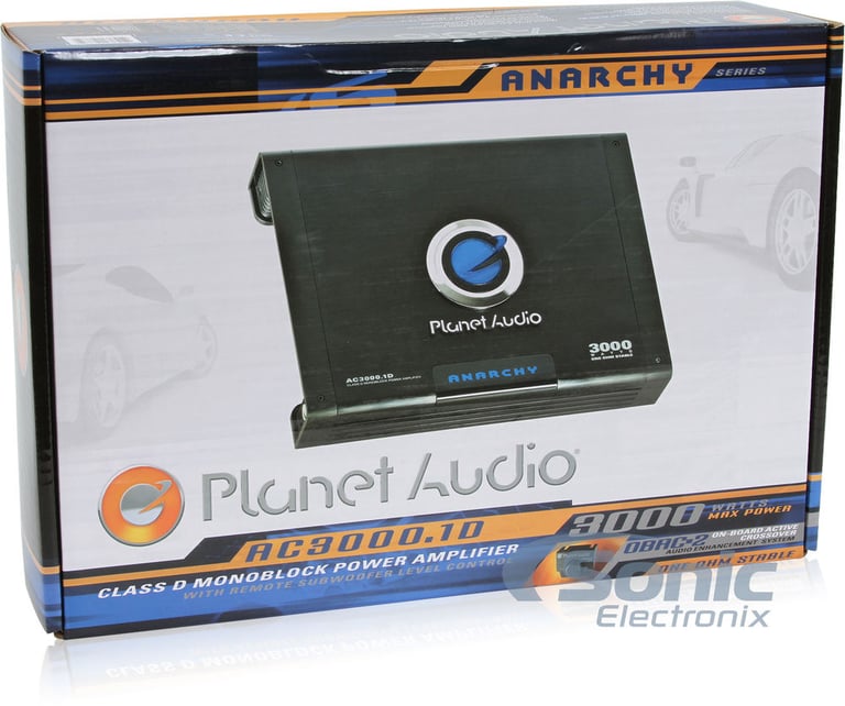 3000W Package: Pair of Boss Subwoofers + Planet Audio Amplifier Image 8
