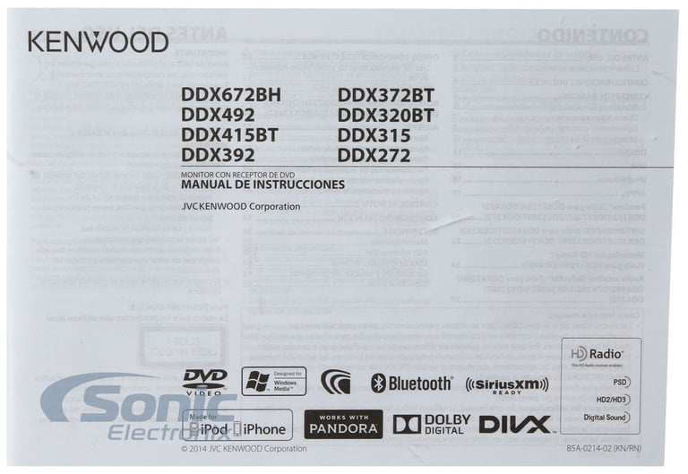 Kenwood eXcelon DDX392 Image 7