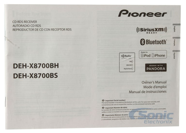 Pioneer DEH-X8700BH Image 10