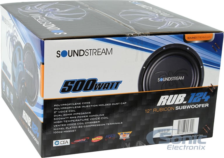 Soundstream $1000 MSRP Complete Audio Upgrade with Amp, Sub & 4 Speakers! Image 7